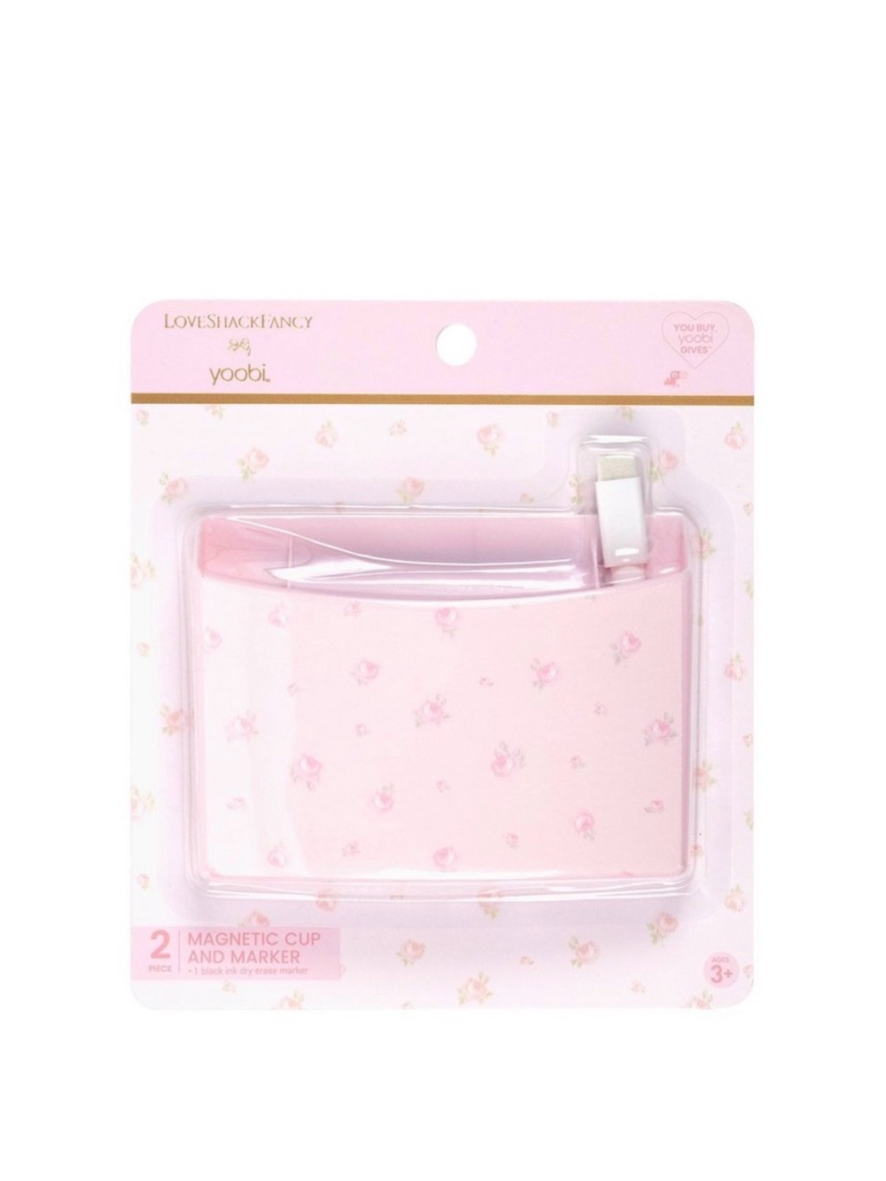 LoveShackFancy × Target - Yoobi Blooming Heirloom Ditsy Magnetic
Cup with Marker